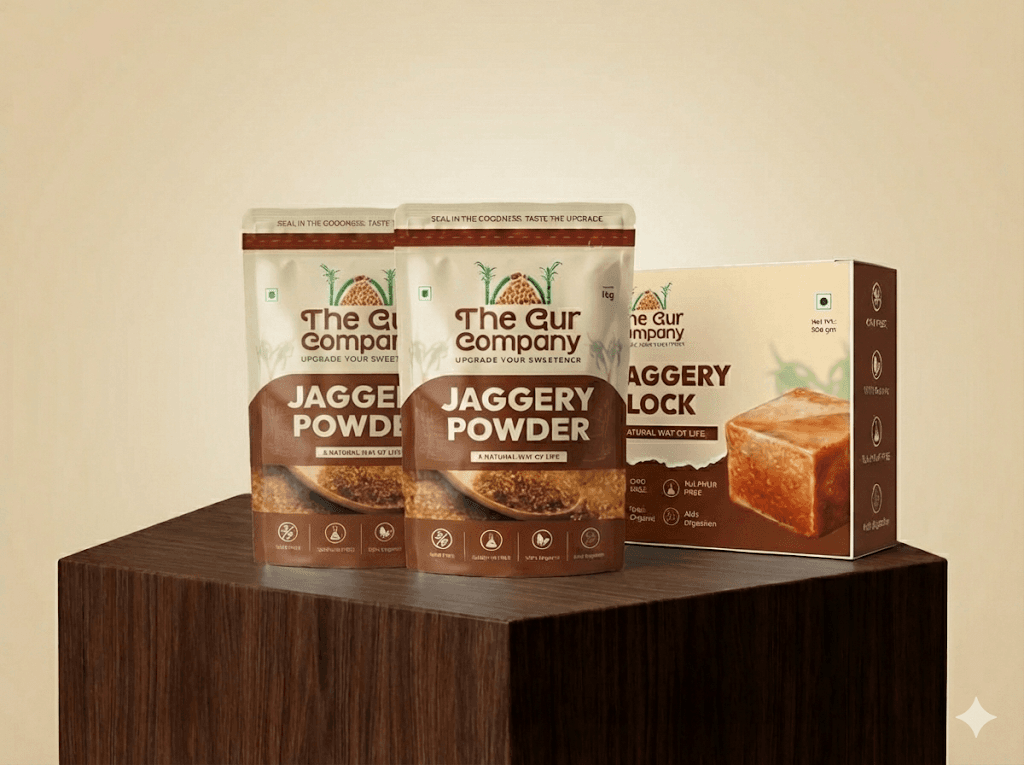 2 Jaggery Powder + 1 Jaggery Block - image 1